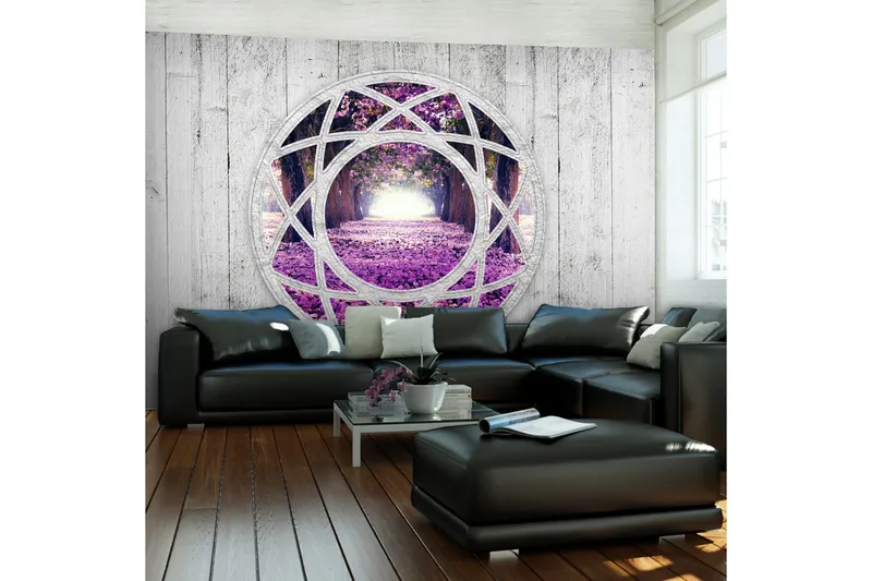 Valokuvatapetti Fuchsia Landscape 350x245, Artgeist sp. z o. o.