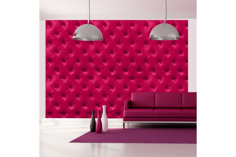 Valokuvatapetti Fuchsia Rhombuses 300x210, Artgeist sp. z o. o.