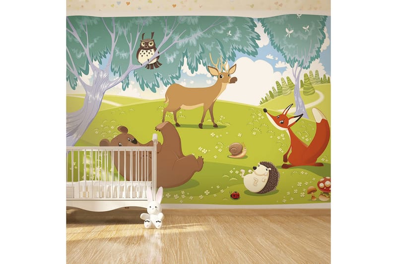 Valokuvatapetti Funny Animals 200x140, Artgeist sp. z o. o.