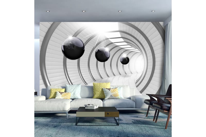 Valokuvatapetti Futuristic Tunnel 350x245, Artgeist sp. z o. o.