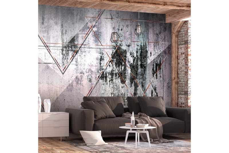 Valokuvatapetti Geometric Wall 100x70 - Artgeist sp. z o. o. - Sisustustuotteet - Seinäkoristeet - Tapetit - Valokuvatapetit