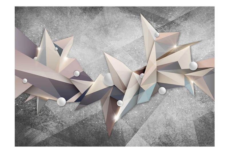 Valokuvatapetti Geometrical Constellation 400x280 - Artgeist sp. z o. o. - Sisustustuotteet - Seinäkoristeet - Tapetit - Valokuvatapetit