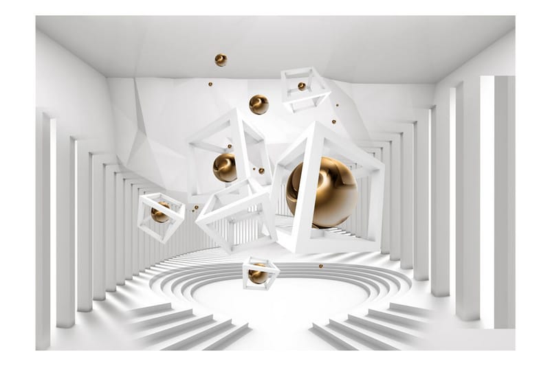 Valokuvatapetti Geometrical Corridor 200x140 - Artgeist sp. z o. o. - Sisustustuotteet - Seinäkoristeet - Tapetit - Valokuvatapetit