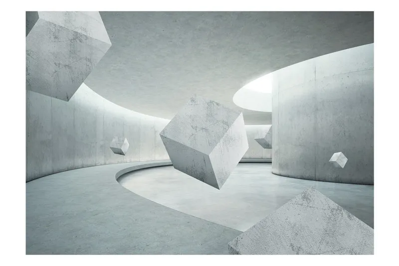 Valokuvatapetti Geometry Of The Cube 250x175 - Artgeist sp. z o. o. - Sisustustuotteet - Seinäkoristeet - Tapetit - Valokuvatapetit