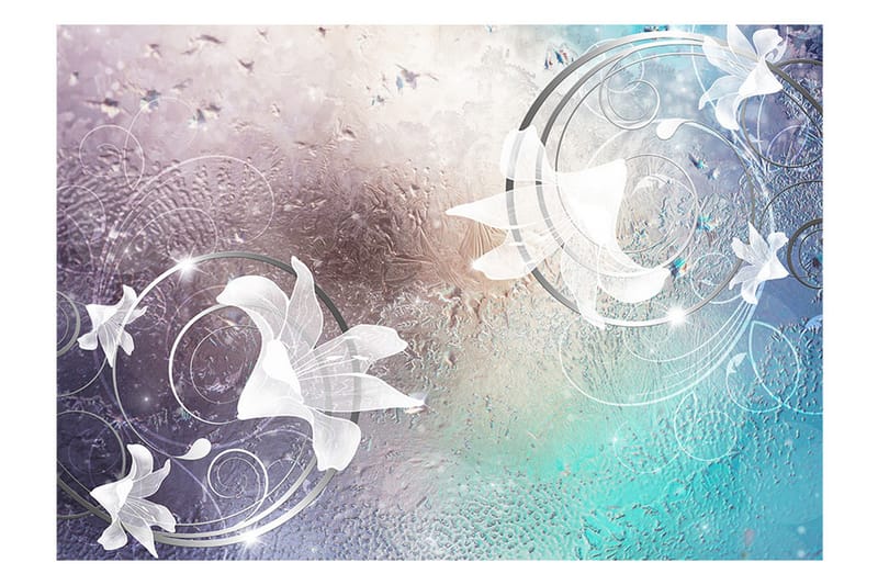 Valokuvatapetti Glass Flowers 150x105 - Artgeist sp. z o. o. - Sisustustuotteet - Seinäkoristeet - Tapetit - Valokuvatapetit