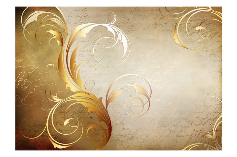Valokuvatapetti Gold Leaf 250x175 - Artgeist sp. z o. o. - Sisustustuotteet - Seinäkoristeet - Tapetit - Valokuvatapetit