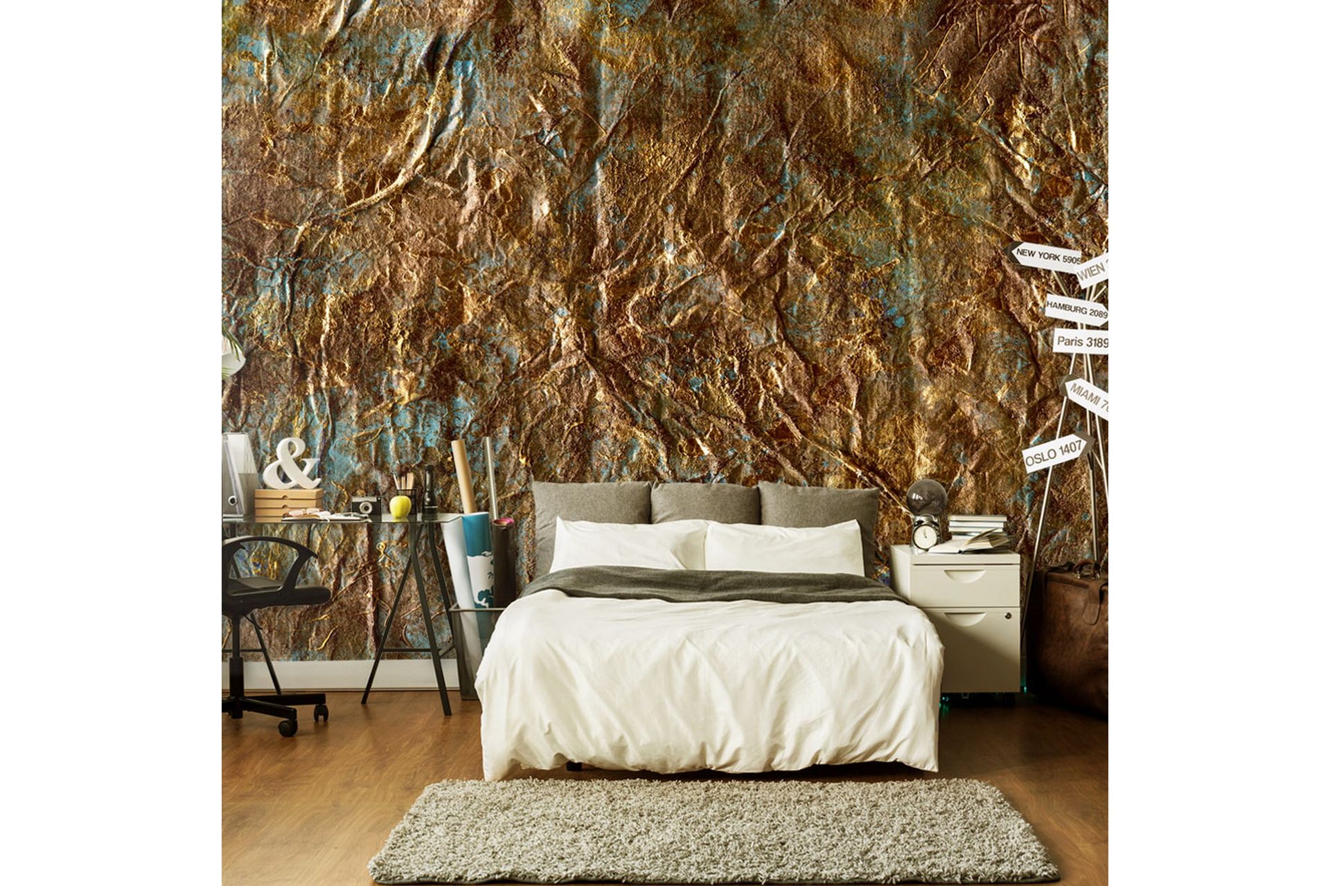 Valokuvatapetti Gold Of Atlantis 300x210 - Artgeist sp. z o. o. - Sisustustuotteet - Seinäkoristeet - Tapetit - Valokuvatapetit