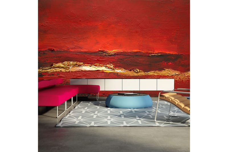 Valokuvatapetti Gold Wave 450x270, Artgeist sp. z o. o.