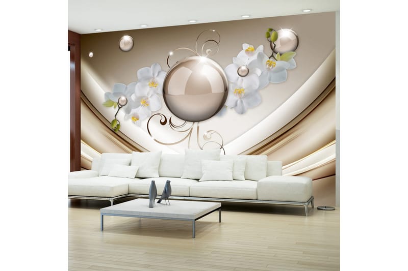 Valokuvatapetti Golden Abstract 350x245, Artgeist sp. z o. o.