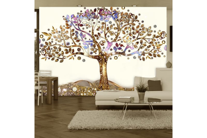 Valokuvatapetti Golden Tree 300x210 - Artgeist sp. z o. o. - Sisustustuotteet - Seinäkoristeet - Tapetit - Valokuvatapetit