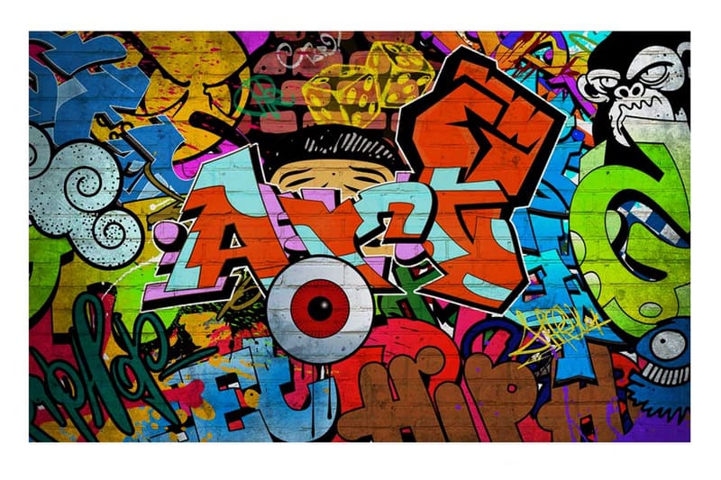 Valokuvatapetti Graffiti Art 200x140 - Artgeist sp. z o. o. - Sisustustuotteet - Seinäkoristeet - Tapetit - Valokuvatapetit