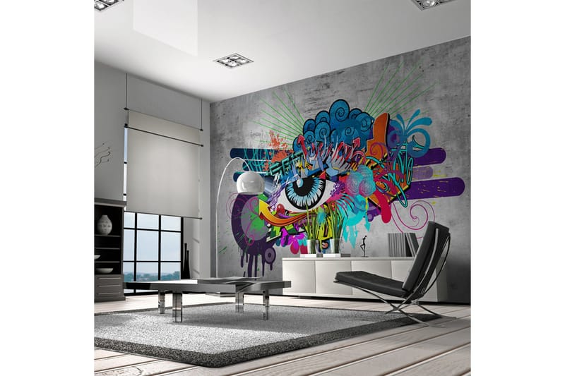 Valokuvatapetti Graffiti Eye 400x280, Artgeist sp. z o. o.