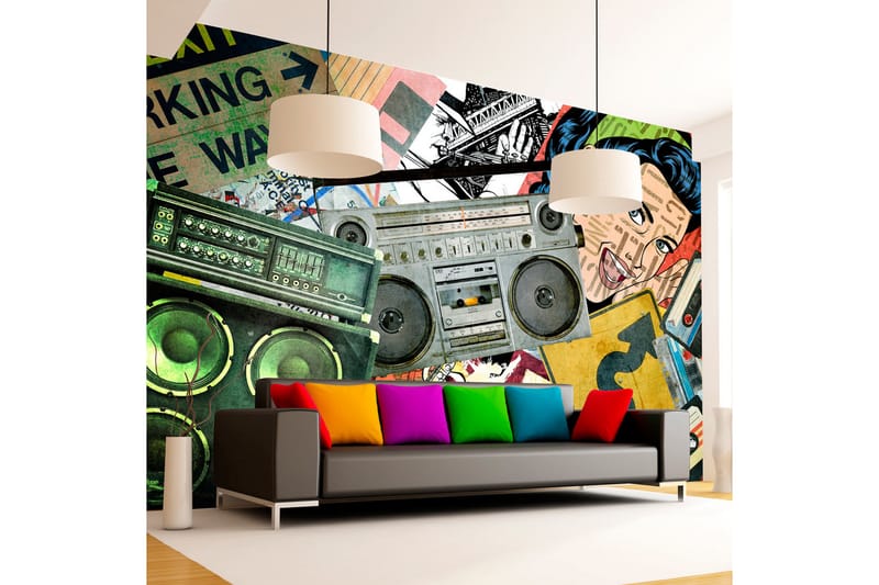 Valokuvatapetti Graffiti Girl 200x140, Artgeist sp. z o. o.