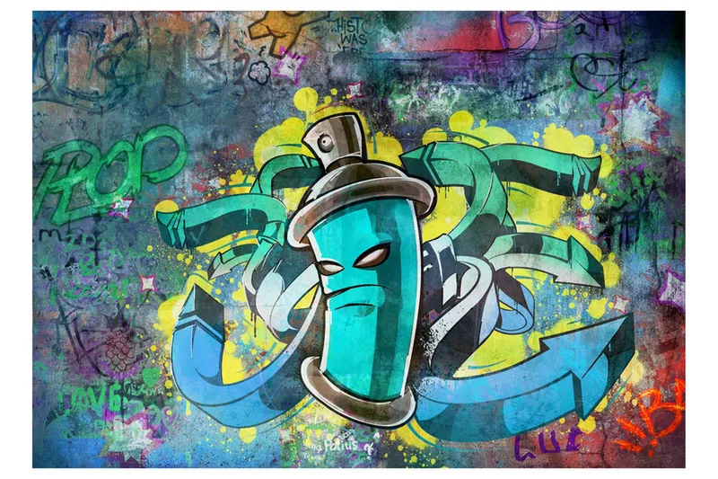 Valokuvatapetti Graffiti Maker 200x140 - Artgeist sp. z o. o. - Sisustustuotteet - Seinäkoristeet - Tapetit - Valokuvatapetit
