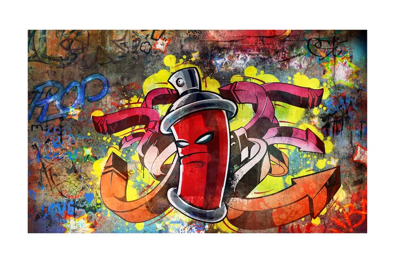Valokuvatapetti Graffiti Monster 450x270, Artgeist sp. z o. o.