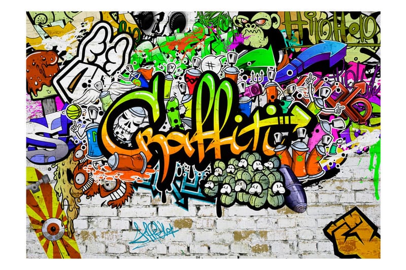 Valokuvatapetti Graffiti On The Wall 300x210, Artgeist sp. z o. o.