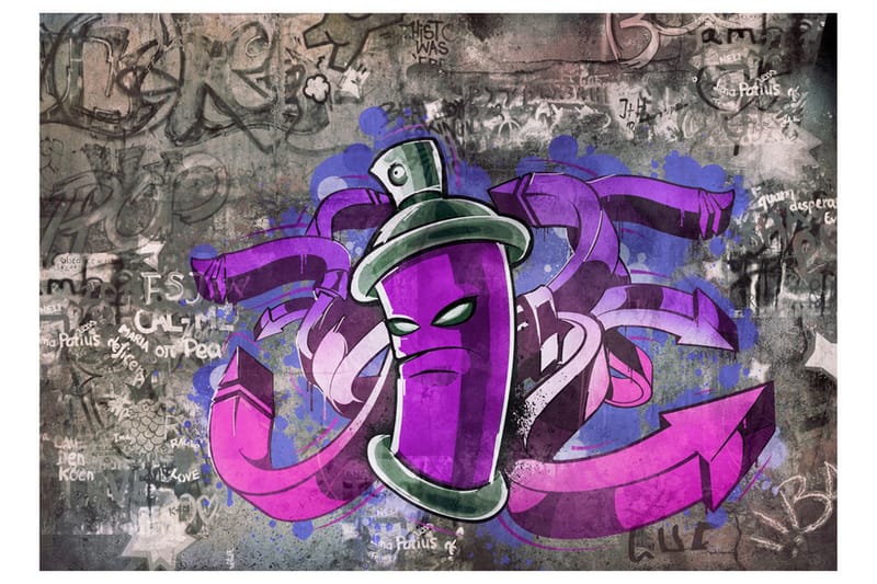 Valokuvatapetti Graffiti Spray Can 100x70, Artgeist sp. z o. o.