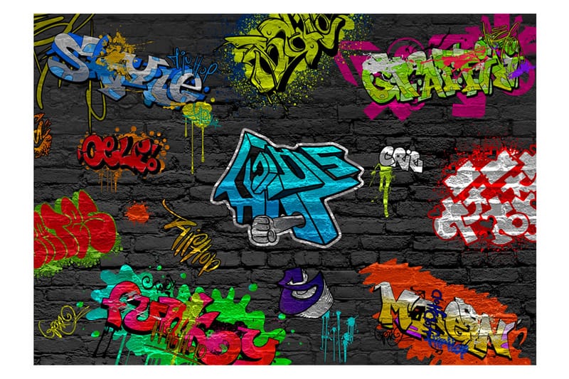 Valokuvatapetti Graffiti Wall 250x175, Artgeist sp. z o. o.