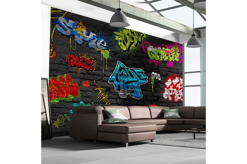 Valokuvatapetti Graffiti Wall 350x245 - Artgeist sp. z o. o. - Sisustustuotteet - Seinäkoristeet - Tapetit - Valokuvatapetit