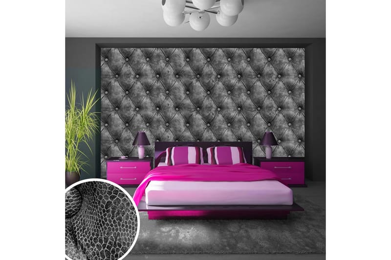 Valokuvatapetti Gray Rhombuses 400x280 - Artgeist sp. z o. o. - Sisustustuotteet - Seinäkoristeet - Tapetit - Valokuvatapetit