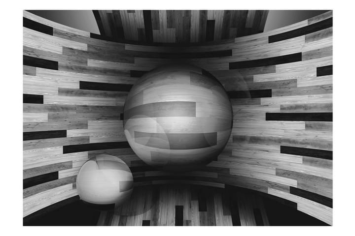 Valokuvatapetti Gray Sphere 200x140 - Artgeist sp. z o. o. - Valokuvatapetit