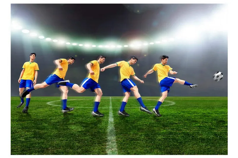 Valokuvatapetti Great Footballer 150x105 - Artgeist sp. z o. o. - Sisustustuotteet - Seinäkoristeet - Tapetit - Valokuvatapetit