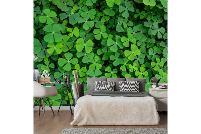 Valokuvatapetti Green Clover 350x245, Artgeist sp. z o. o.