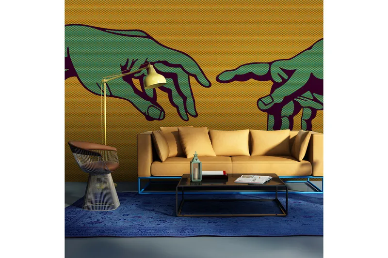 Valokuvatapetti Green Touch 300x231, Artgeist sp. z o. o.