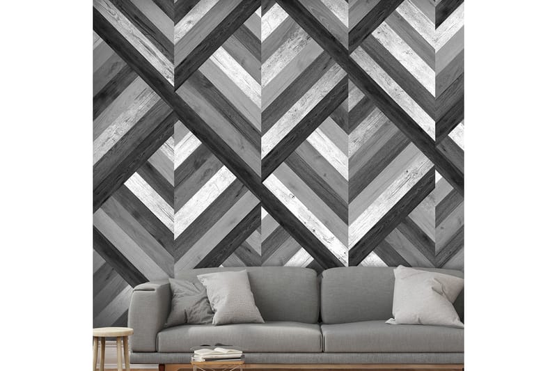 Valokuvatapetti Grey Maze 50x1000 - Artgeist sp. z o. o. - Sisustustuotteet - Seinäkoristeet - Tapetit - Valokuvatapetit