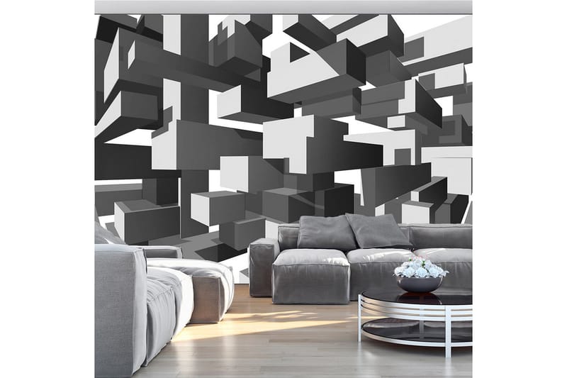 Valokuvatapetti Grey Notes 250x175 - Artgeist sp. z o. o. - Sisustustuotteet - Seinäkoristeet - Tapetit - Valokuvatapetit