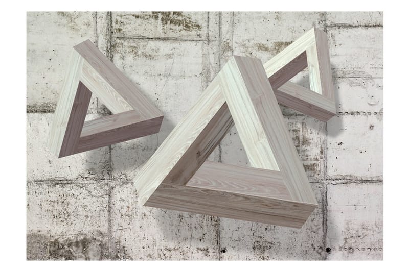 Valokuvatapetti Grey Trio 300x210 - Artgeist sp. z o. o. - Sisustustuotteet - Seinäkoristeet - Tapetit - Valokuvatapetit