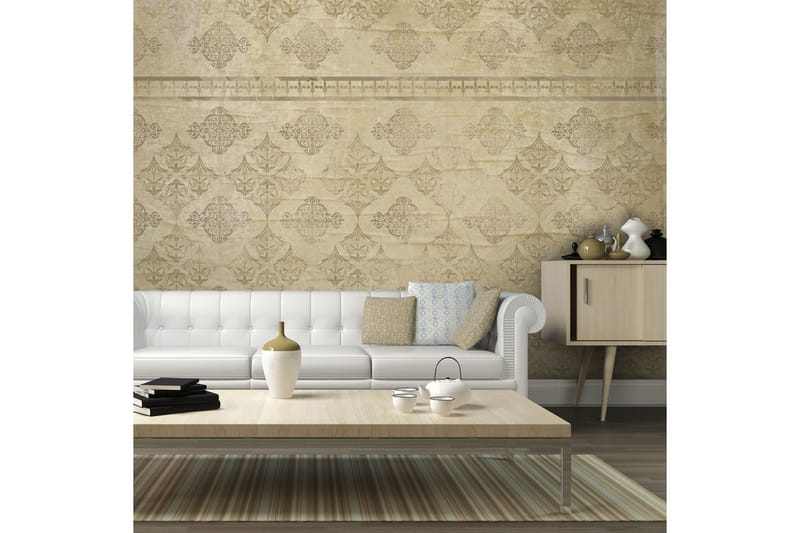 Valokuvatapetti Haalistunut barokkitapetti 450x270, Artgeist sp. z o. o.