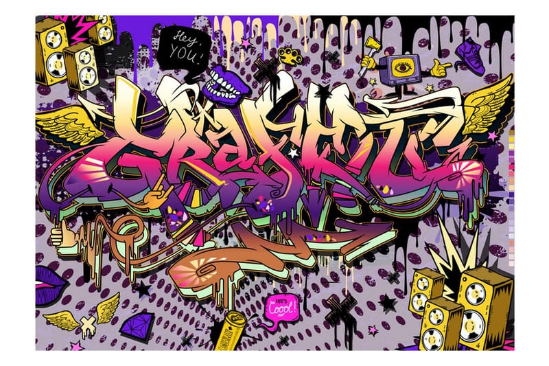 Valokuvatapetti Hey You! 350x245 - Artgeist sp. z o. o. - Sisustustuotteet - Seinäkoristeet - Tapetit - Valokuvatapetit