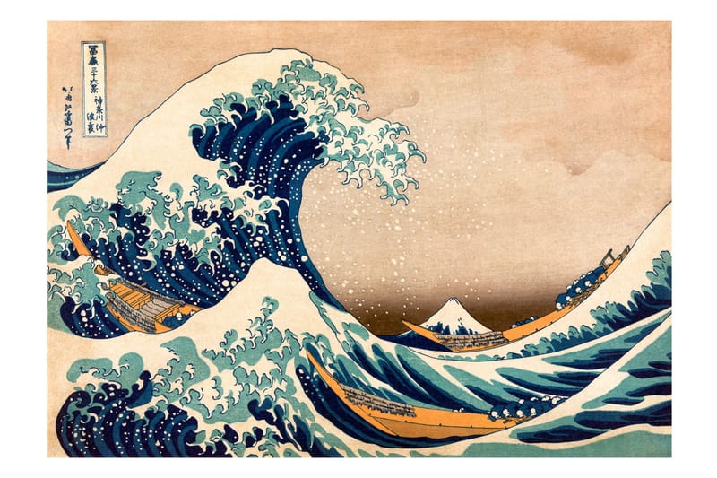 Valokuvatapetti Hokusai Suuri Aalto Kanagawa Reprod 350x245 - Artgeist sp. z o. o. - Sisustustuotteet - Seinäkoristeet - Tapetit - Valokuvatapetit