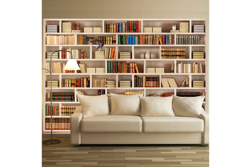 Valokuvatapetti Home Library 100x70 - Artgeist sp. z o. o. - Sisustustuotteet - Seinäkoristeet - Tapetit - Valokuvatapetit