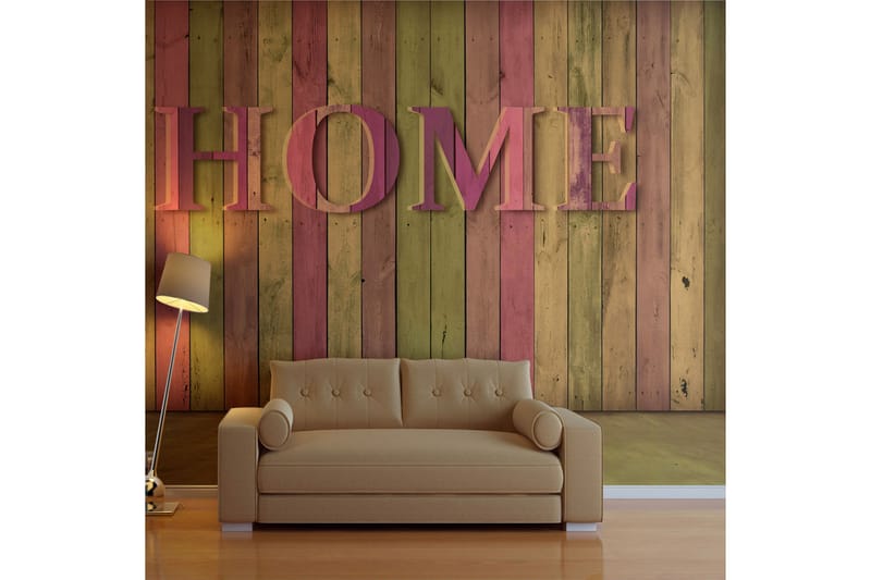 Valokuvatapetti House Pink 400x309, Artgeist sp. z o. o.