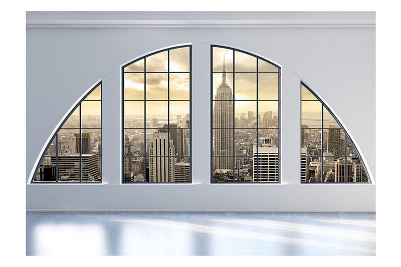 Valokuvatapetti Illumination Empire State Building 200x140 - Artgeist sp. z o. o. - Sisustustuotteet - Seinäkoristeet - Tapetit - Valokuvatapetit