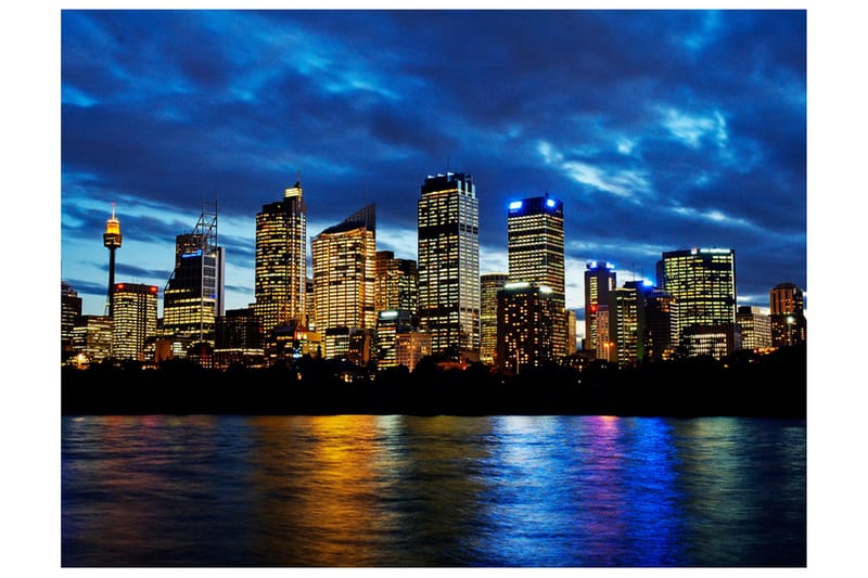 Valokuvatapetti Iltapilvet Sydneyn yllä 350x270, Artgeist sp. z o. o.