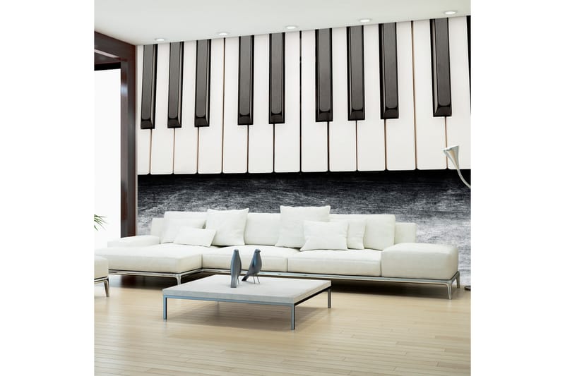 Valokuvatapetti Inspired By Chopin Grey Stone 400x280, Artgeist sp. z o. o.