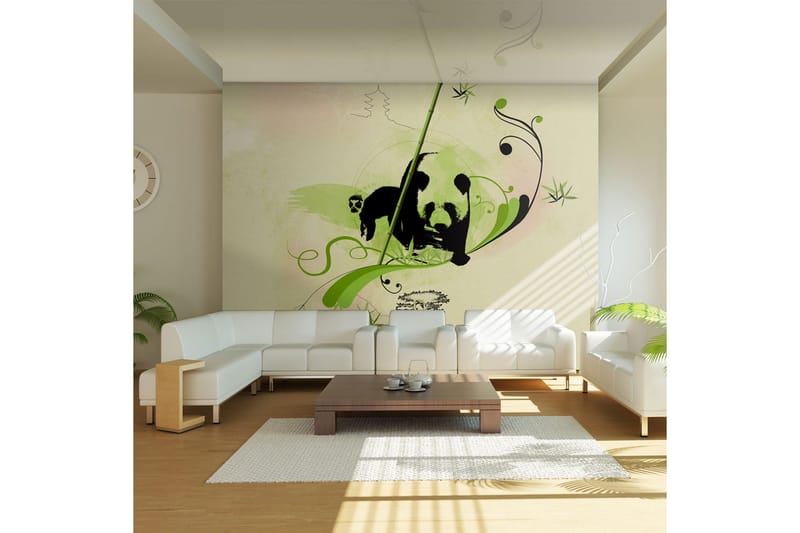 Valokuvatapetti Jättiläispanda Bambumetsässä 300x231, Artgeist sp. z o. o.