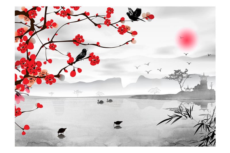 Valokuvatapetti Japanilainen Puutarha 100x70 - Artgeist sp. z o. o. - Sisustustuotteet - Seinäkoristeet - Tapetit - Valokuvatapetit