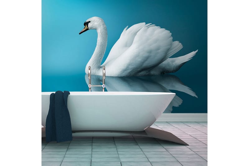 Valokuvatapetti Joutsen Heijastus 200x154, Artgeist sp. z o. o.