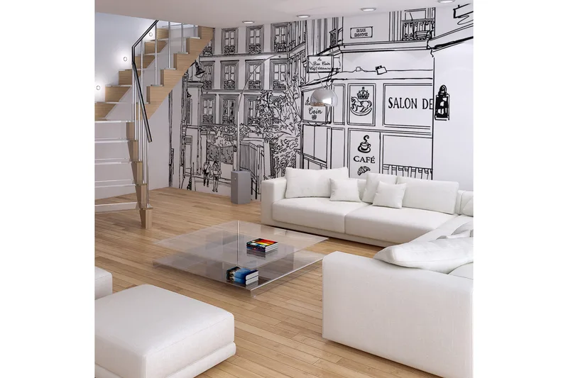 Valokuvatapetti Kävely Pariisin kaduilla 450x270, Artgeist sp. z o. o.