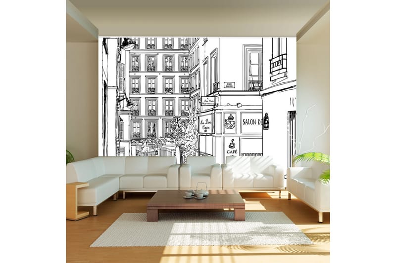 Valokuvatapetti Kävely Pariisin kaduilla 300x231 - Artgeist sp. z o. o. - Sisustustuotteet - Seinäkoristeet - Tapetit - Valokuvatapetit