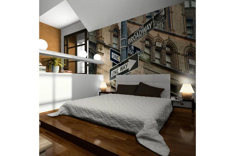 Valokuvatapetti Kaikki tiet vievät Broadwaylle 300x231 - Artgeist sp. z o. o. - Sisustustuotteet - Seinäkoristeet - Tapetit - Valokuvatapetit