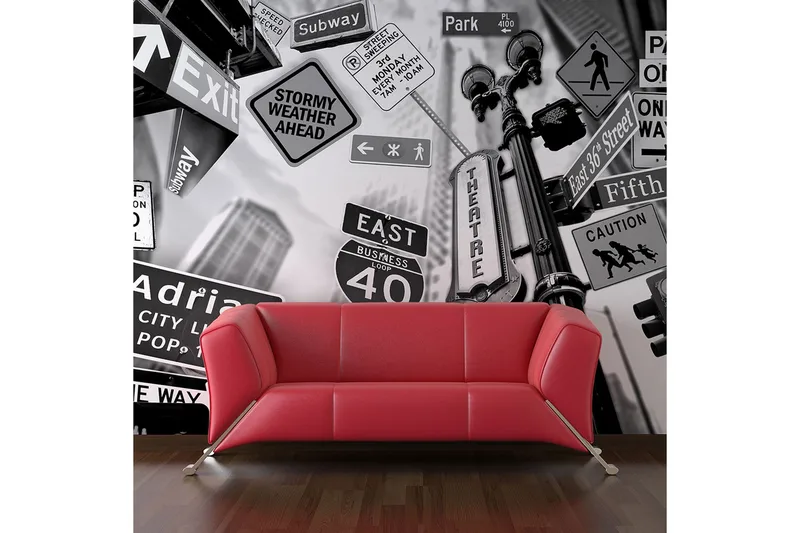 Valokuvatapetti Kaikki tiet vievät Manhattanille 250x193, Artgeist sp. z o. o.