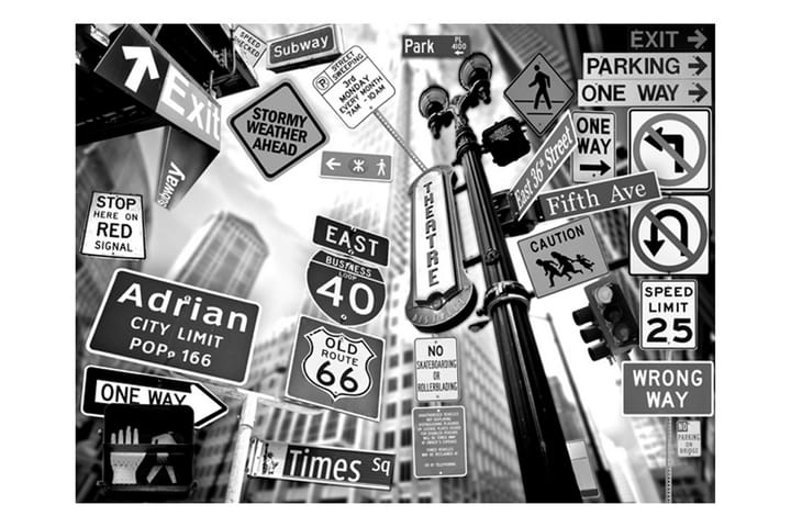 Valokuvatapetti Kaikki tiet vievät Manhattanille 250x193 - Artgeist sp. z o. o. - Valokuvatapetit