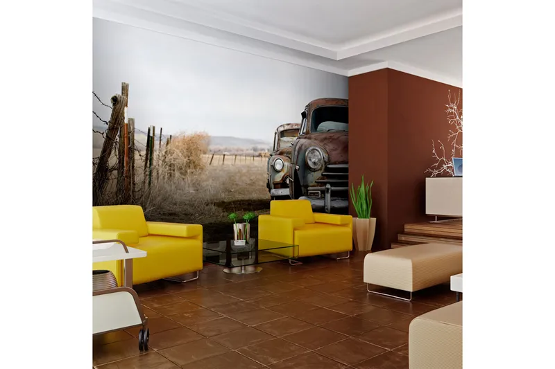 Valokuvatapetti Kaksi vanhaa amerikkalaista autoa 400x309 - Artgeist sp. z o. o. - Sisustustuotteet - Seinäkoristeet - Tapetit - Valokuvatapetit