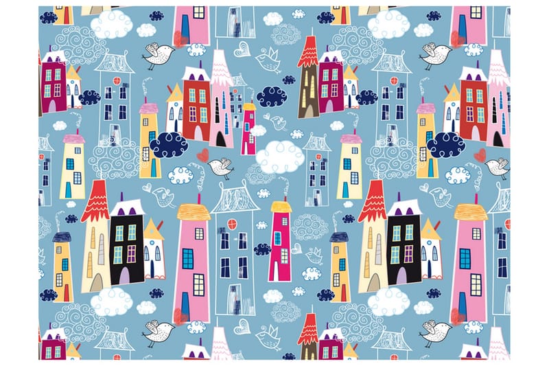 Valokuvatapetti kaupunki pilvissä 300x231, Artgeist sp. z o. o.