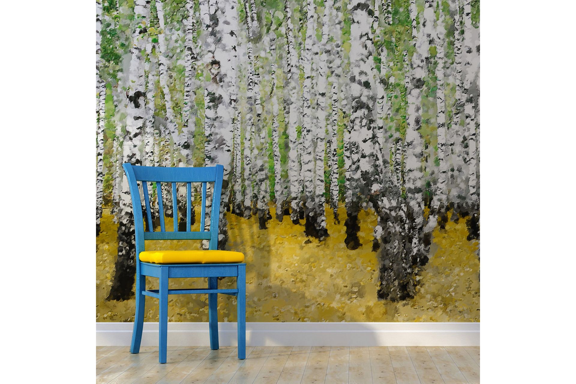 Valokuvatapetti Koivulehto 250x193 - Artgeist sp. z o. o. - Sisustustuotteet - Seinäkoristeet - Tapetit - Valokuvatapetit